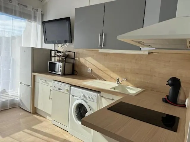 Daire Superbe T2 Avec Grande Mezzanine, 7' A Pied De La Et Du Centre De La Station, Clim, Wifi, Parking Prive, Piscines